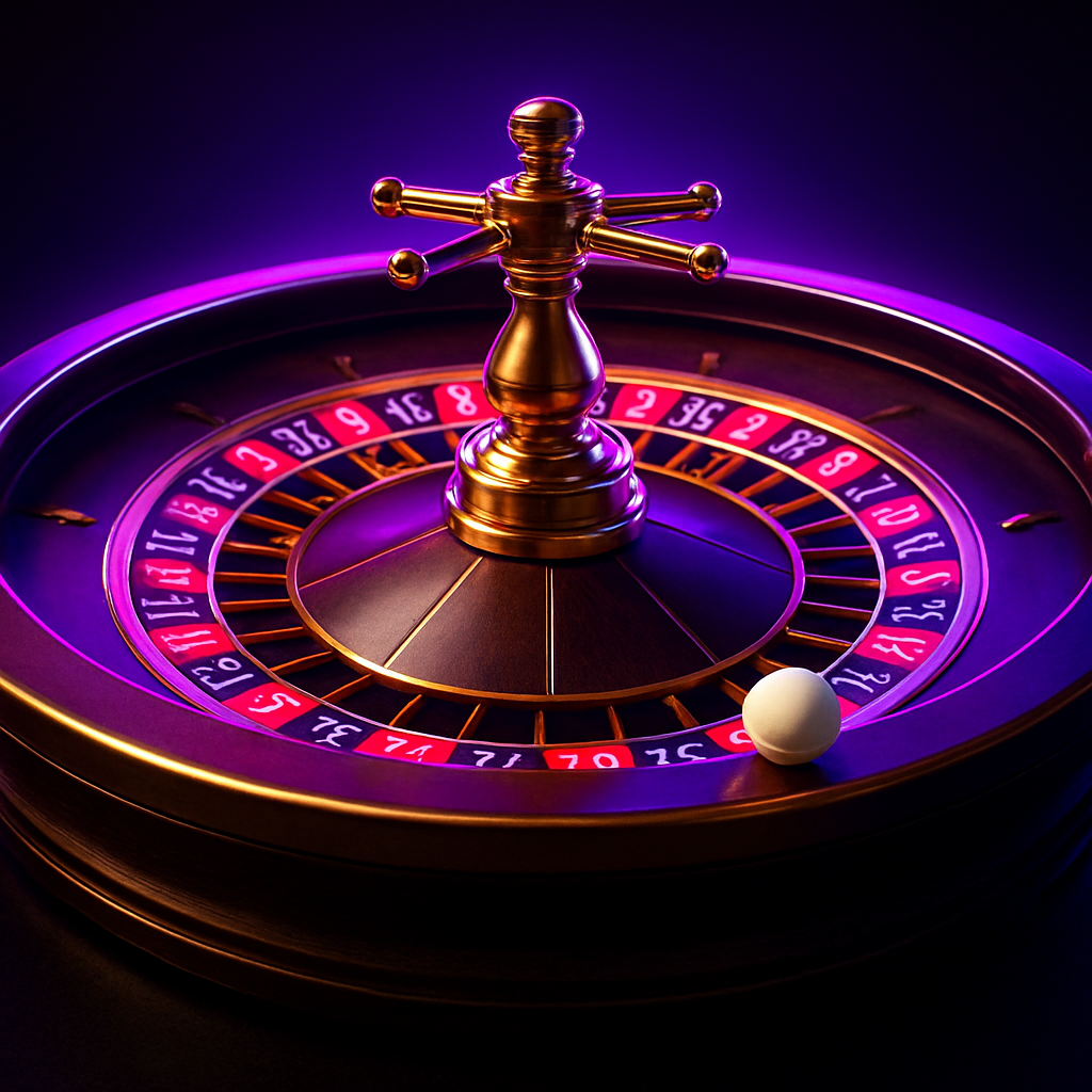 Rueda de ruleta de casino